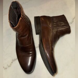 Men's Brown Leather Boots